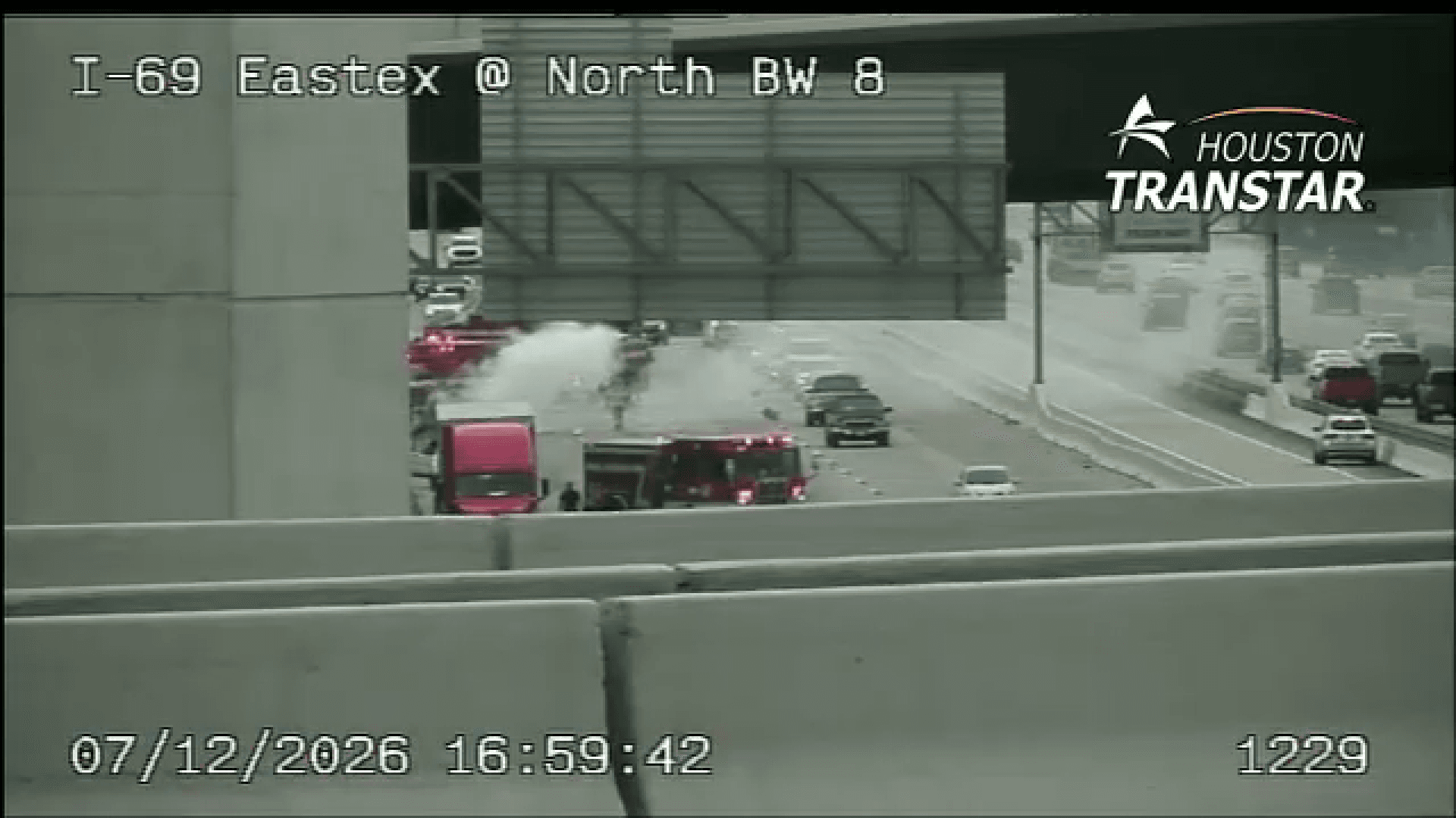 Two killed in fiery Eastex Freeway crash near Beltway 8