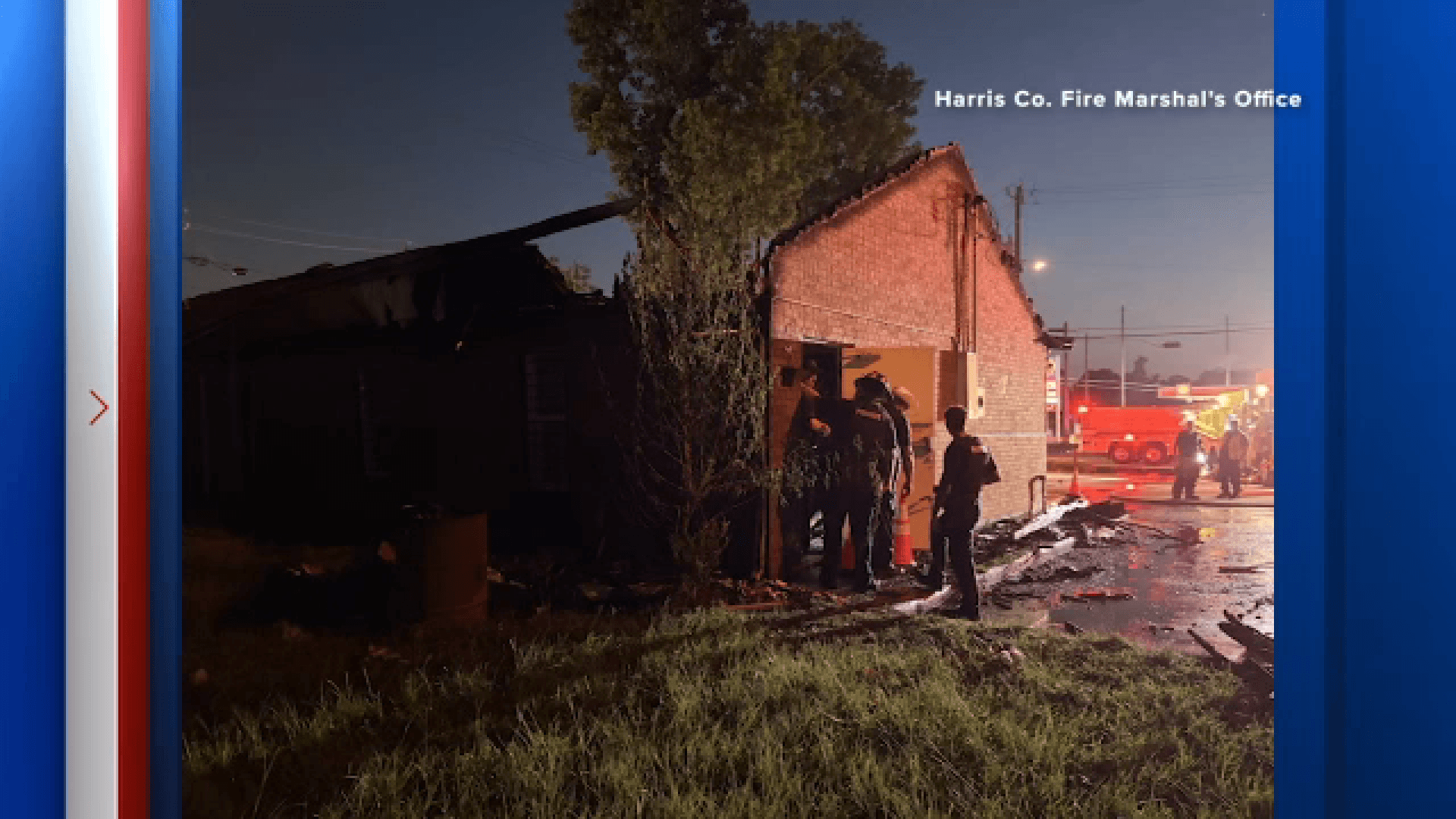 Unattended burn barrel sparks funeral home fire in Aldine, officials say