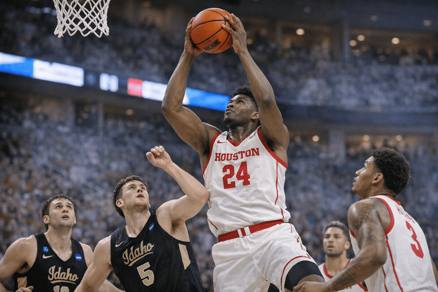 Houston Cougars Cruise Past Idaho 78-47 in NCAA Tournament Opener