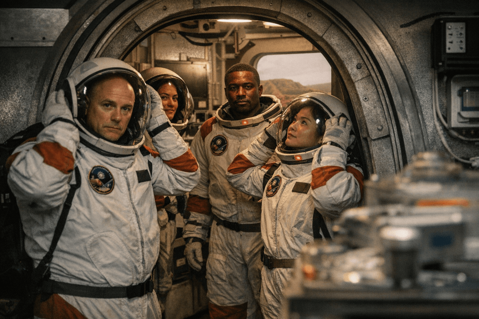 Four Volunteers Begin Year-Long Mars Mission Simulation in Houston