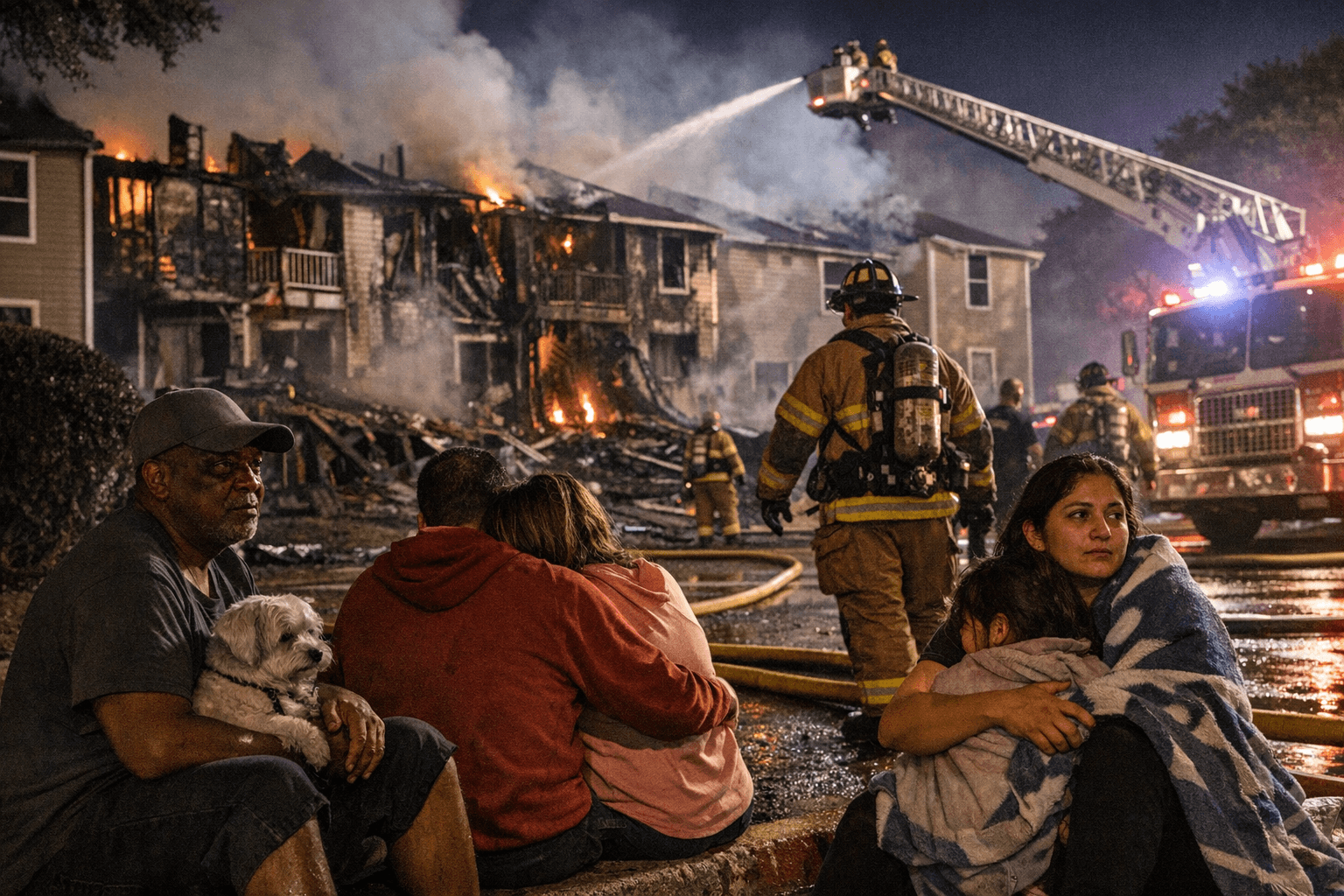 Northwest Houston Apartment Fire Damages 16 Units, Displaces Dozen Residents