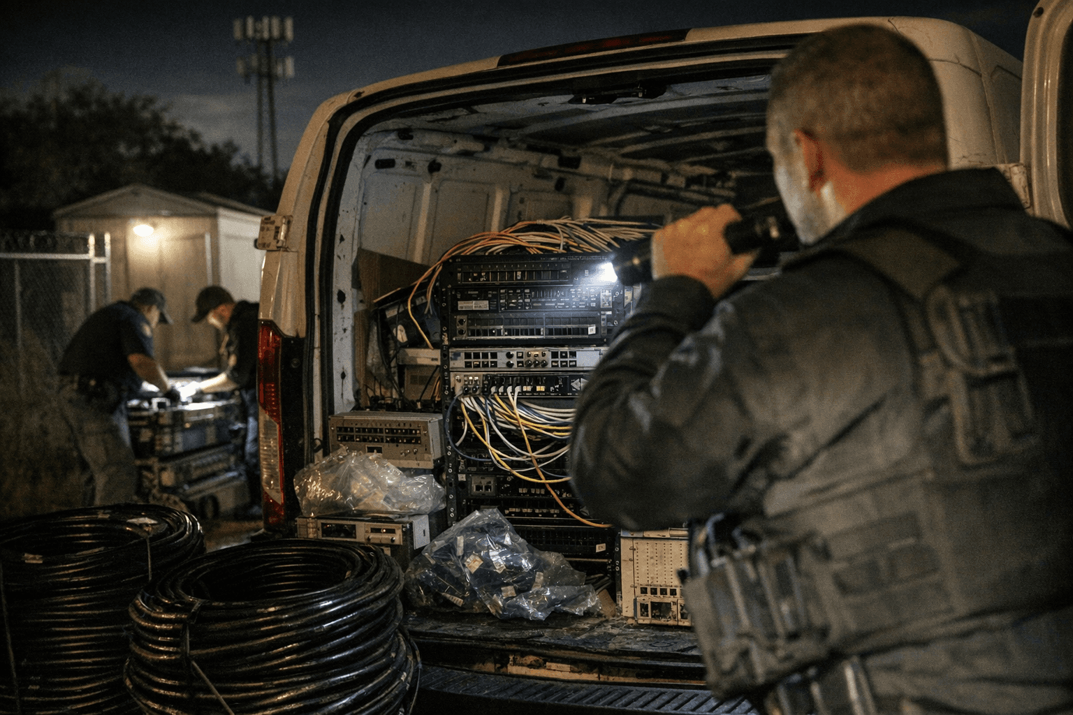 Harris County man accused of stealing AT&T network gear, risking 911 services