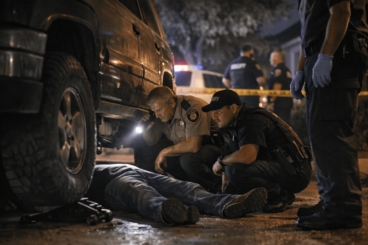 Harris County man found dead under vehicle, investigation underway