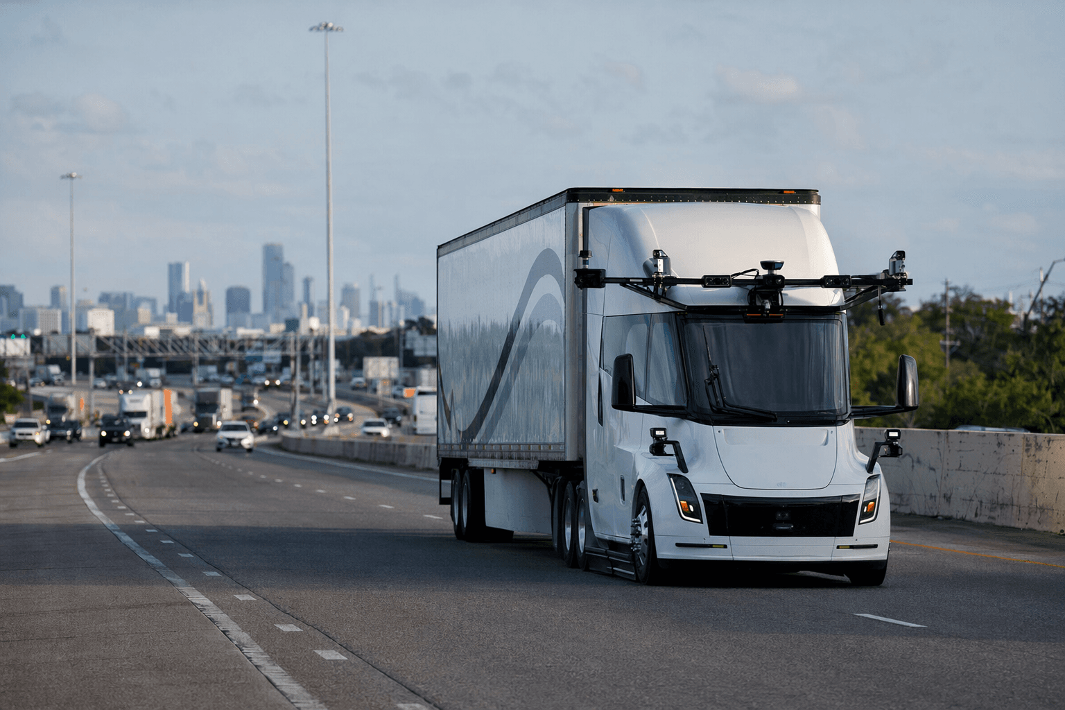 Driverless 18-wheeler completes inaugural Houston to Dallas freight run