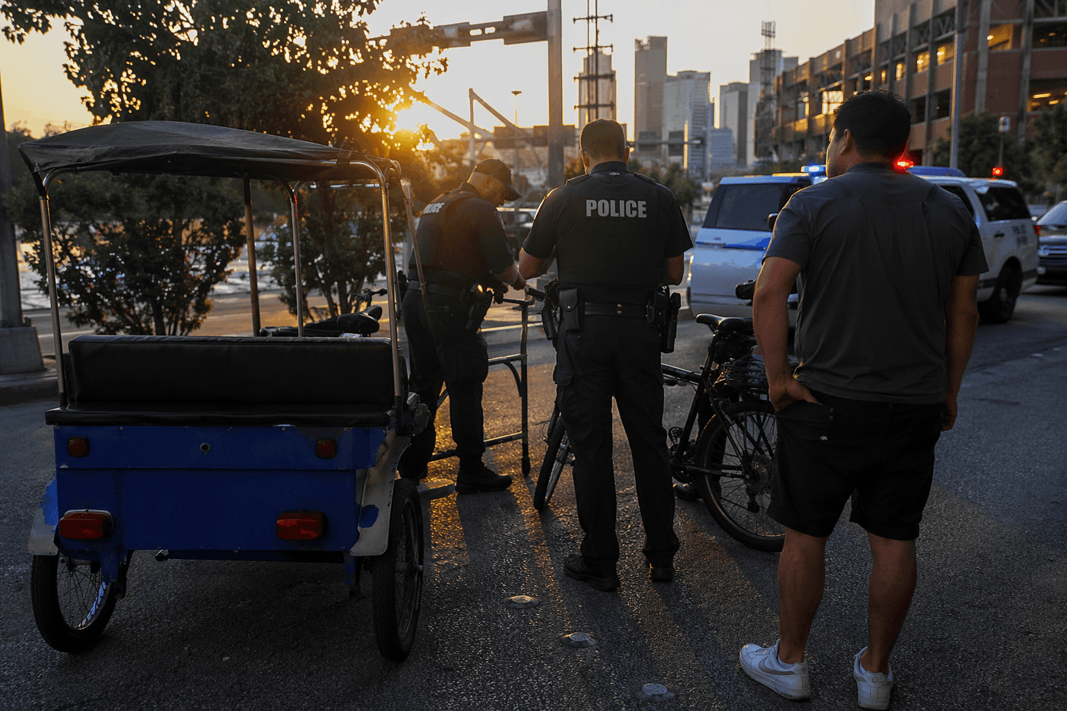 Houston cracks down on illegal pedicabs near World Cup fan festival