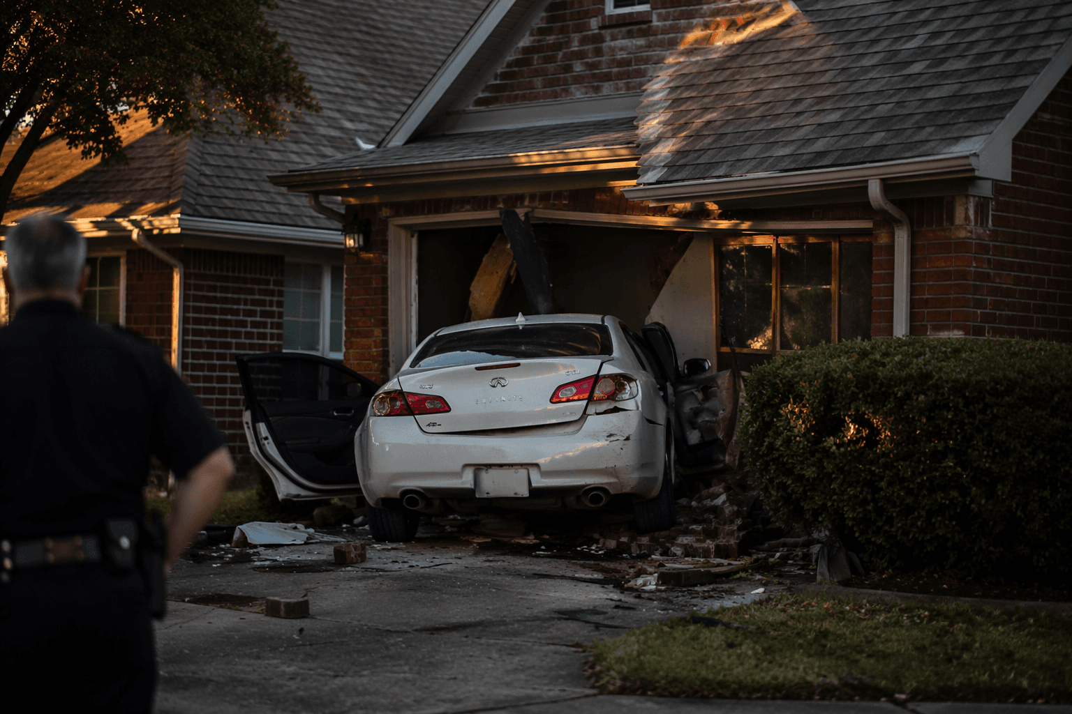 Gunshot victim crashes into Cypress home, Harris County investigates