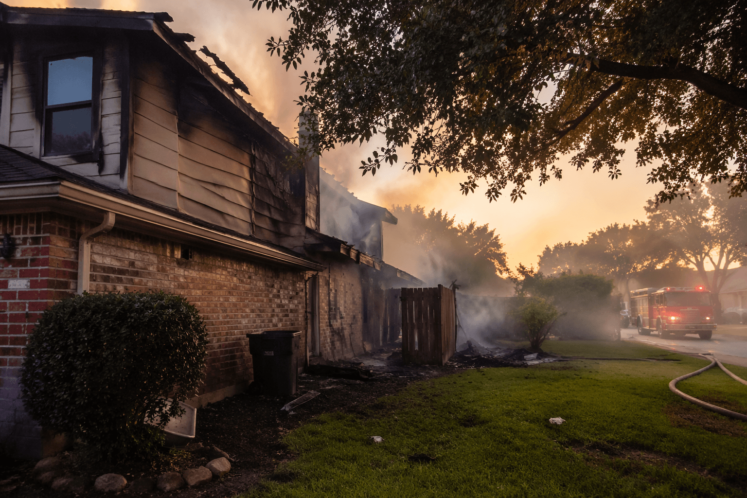 Discarded fireworks spark house fire in northwest Harris County