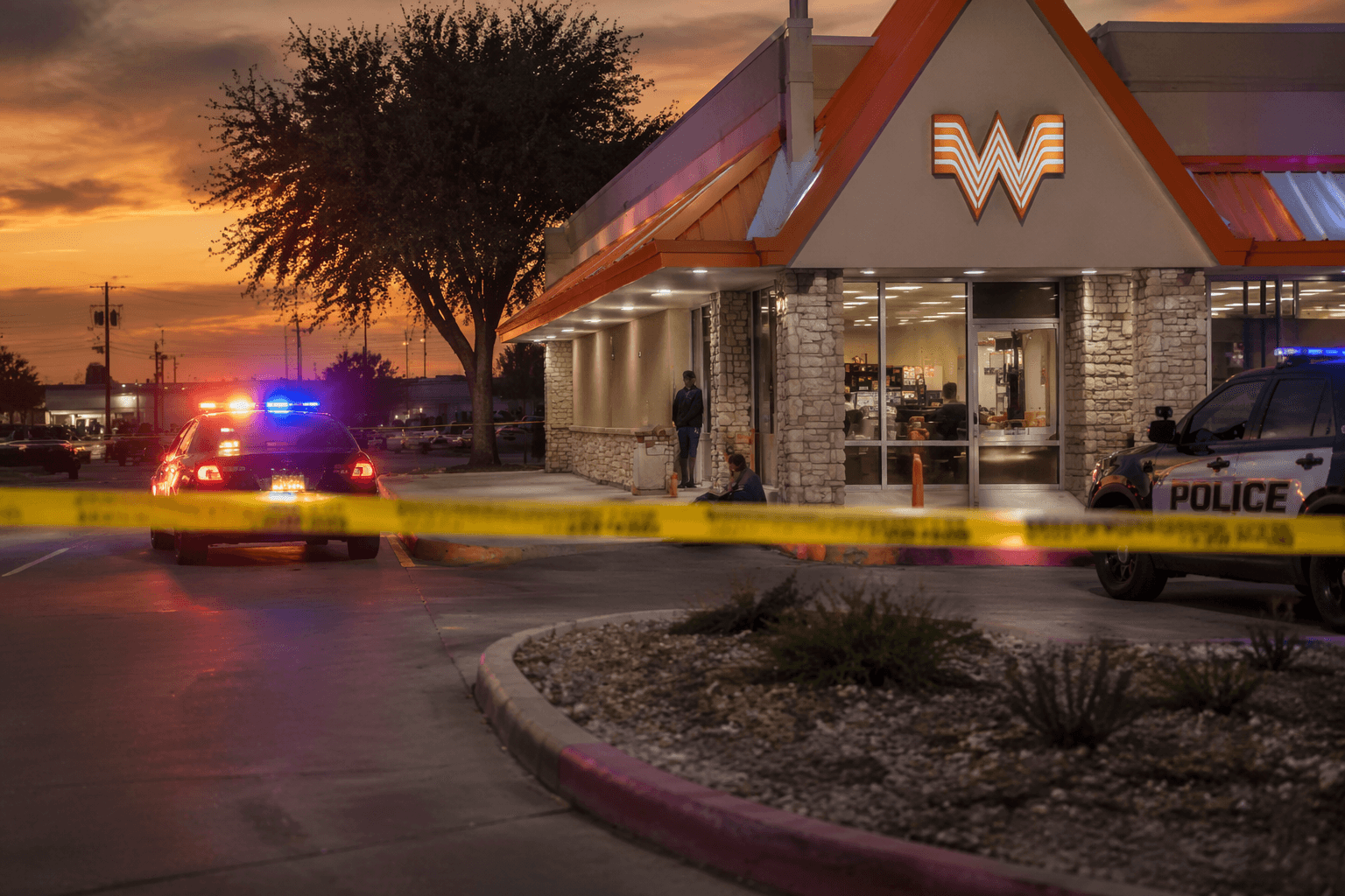 Two injured in northeast Harris County parking lot takeover shooting