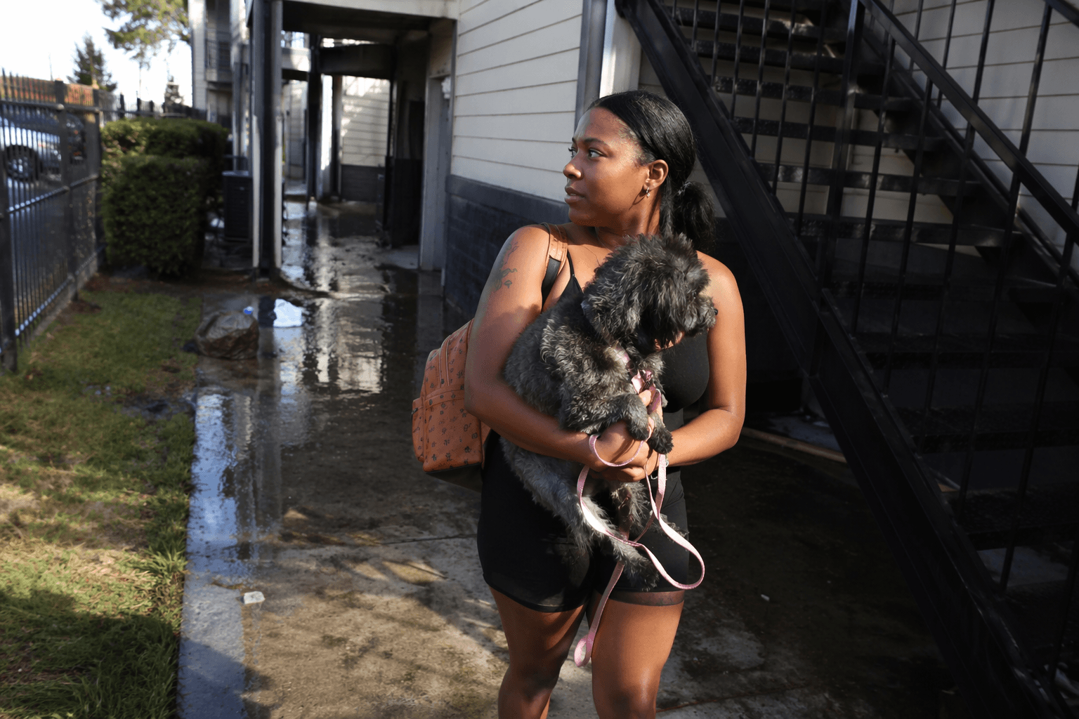 West Houston woman's pole workout triggers sprinkler, floods apartment units