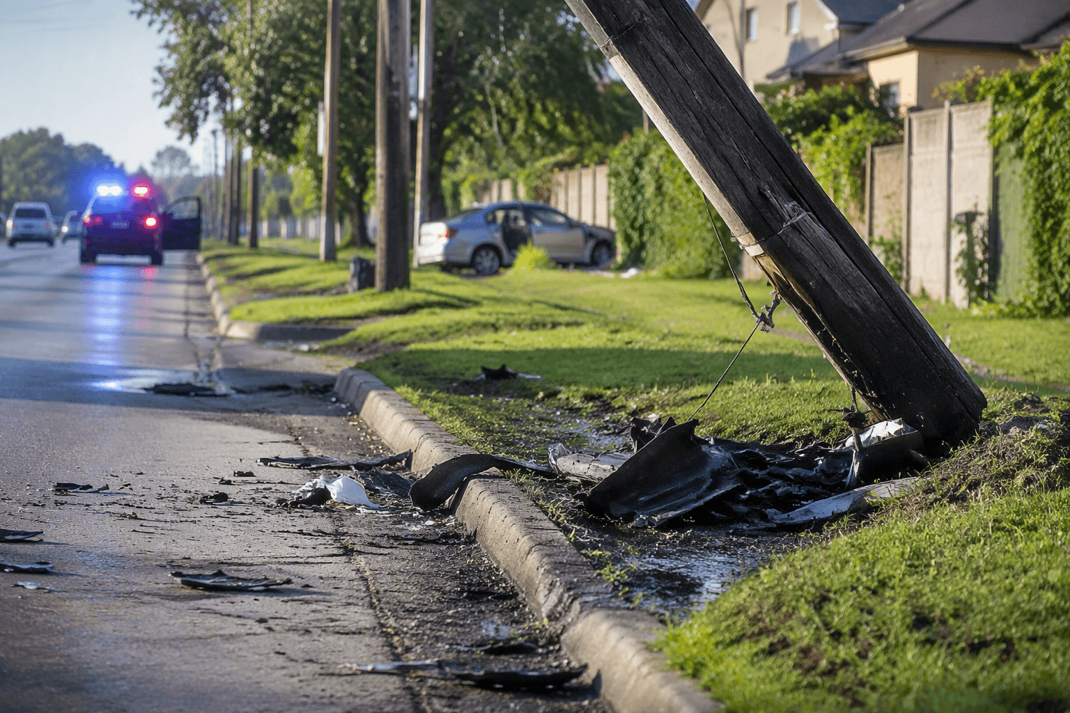 Driver dies after speeding crash into utility pole on Westpark Drive