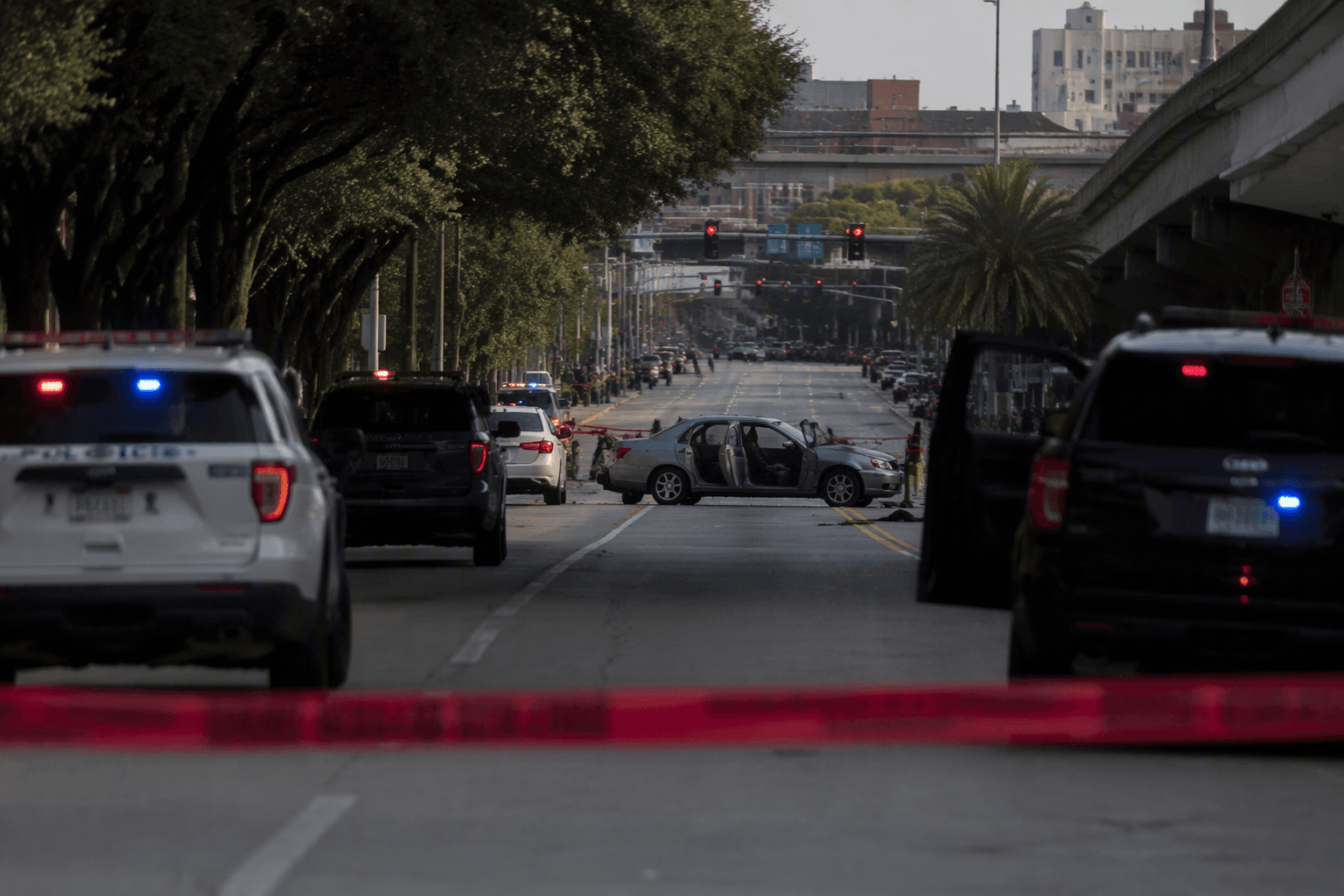 New video shows Houston police opening fire in stolen-car standoff