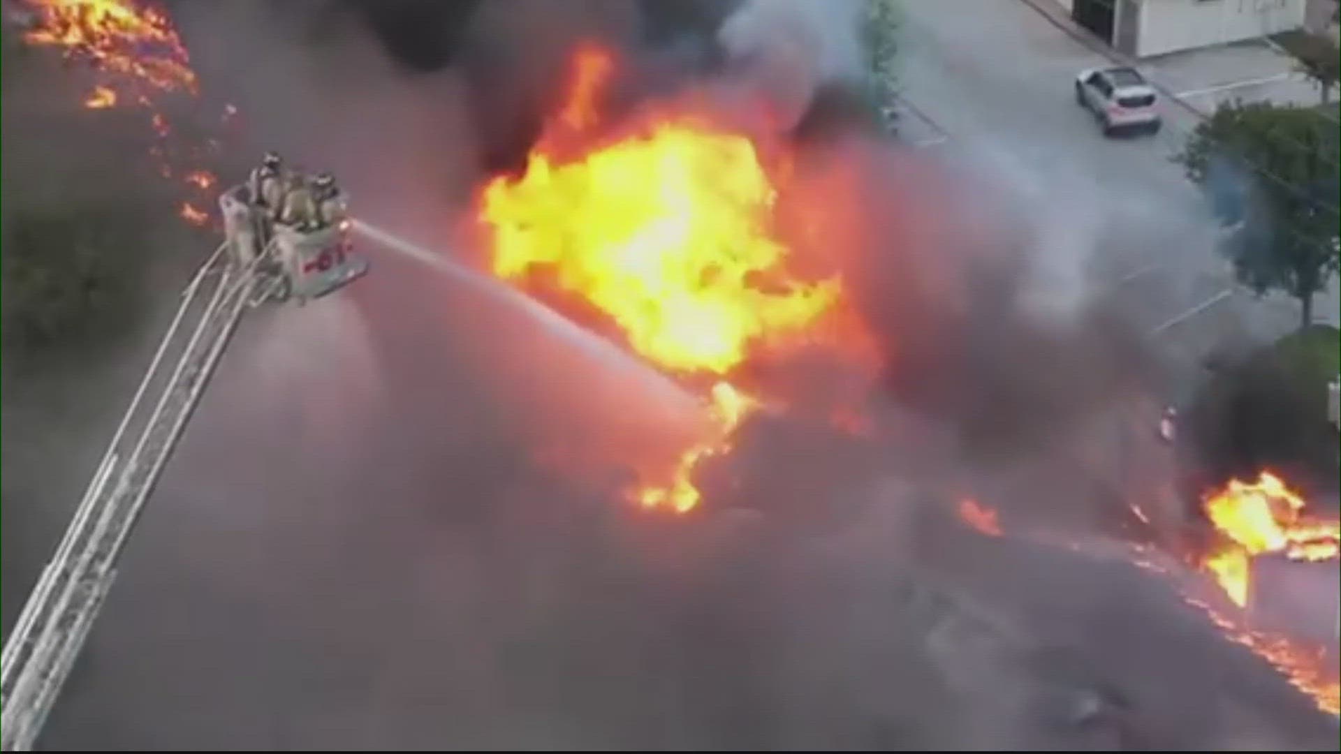 One dead, several hurt in Cypresswood Drive apartment fire