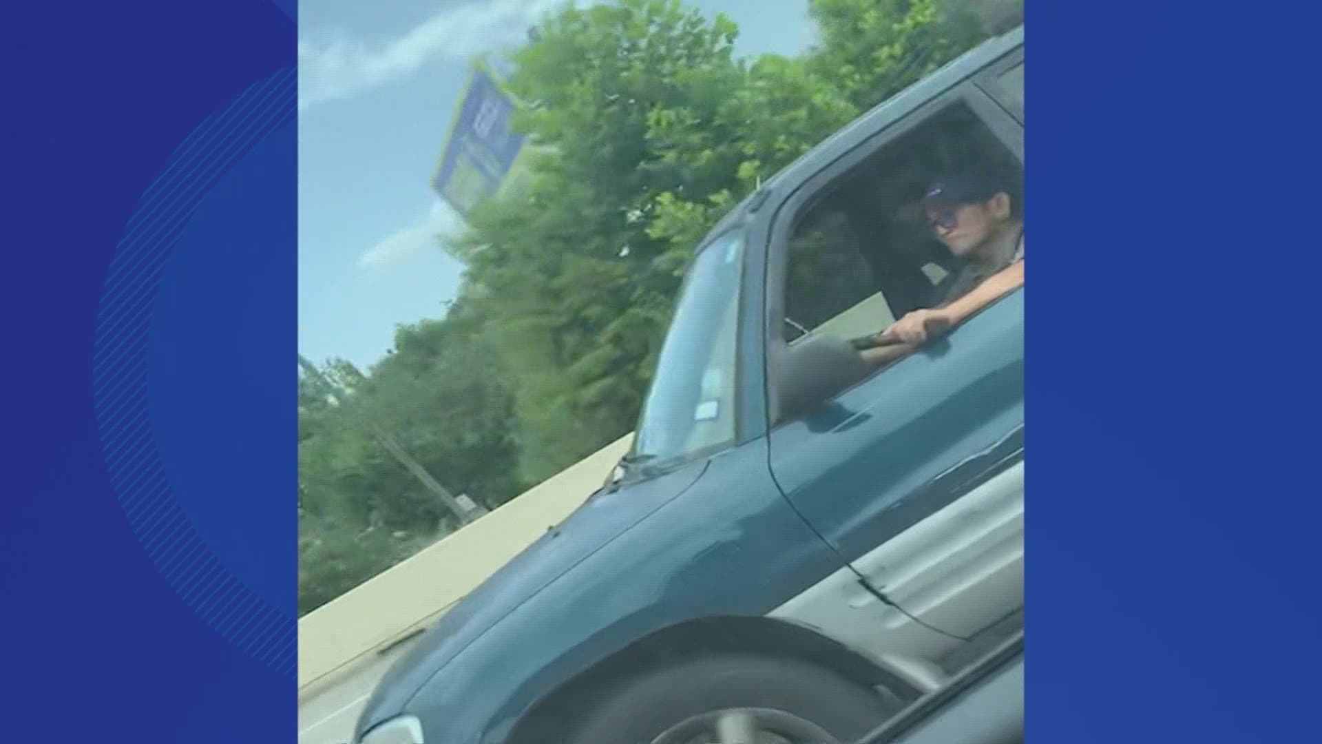 Gunshot caught on video after road rage on Katy Freeway