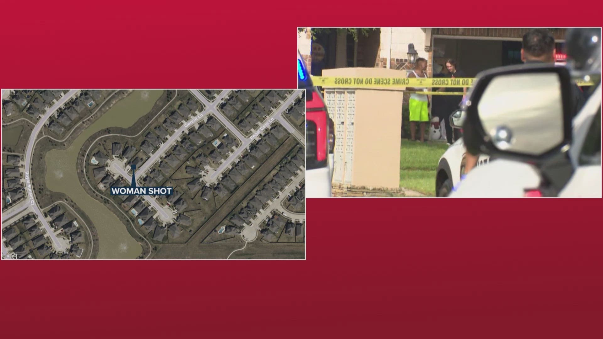 Katy-area woman shot in apparent domestic attack, suspect sought