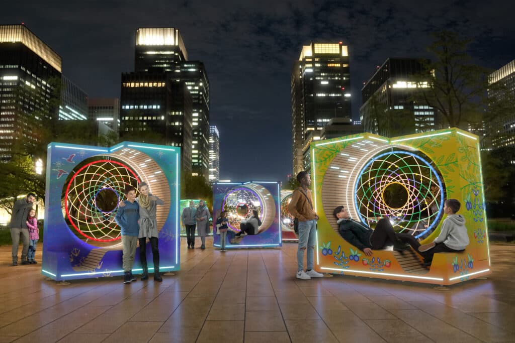 Free interactive art installation Horizon opens in downtown Houston